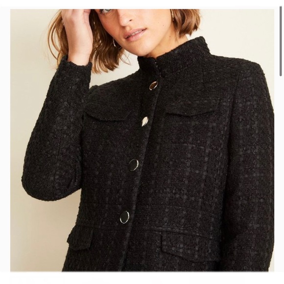 Jackets & Blazers - Ann Taylor Tweed Military Jacket